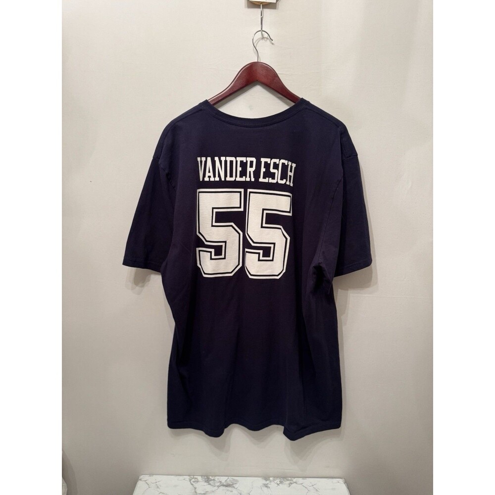 Dallas Cowboys Authentic Leighton Vander Esch #55 Navy Shirt Men’s 3XL NFL